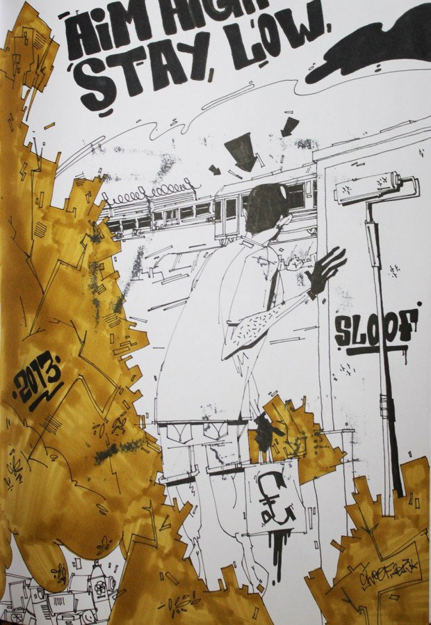 Graffiti Sketch in Rostov - Photo by Sloof - Dafools, Sloof (2013)