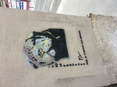 Graffiti Street Art in Paris - Photo by SmartsDunce - Dog (2020)