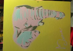 Graffiti Wall - Photo by SmartsDunce - Éléphant (2020)