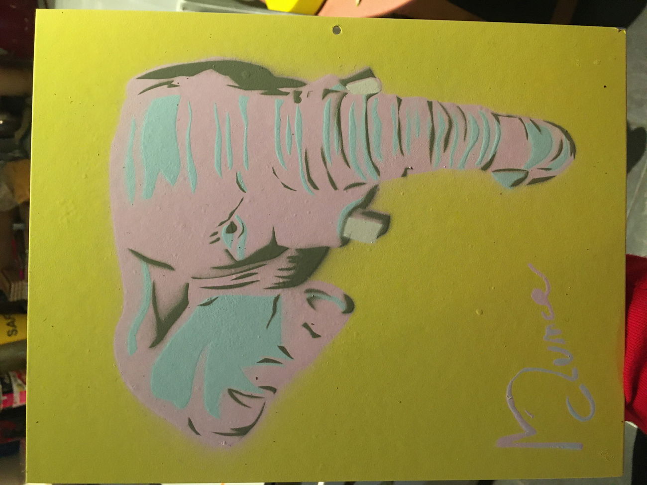 Graffiti Wall - Photo by SmartsDunce - Éléphant (2020)