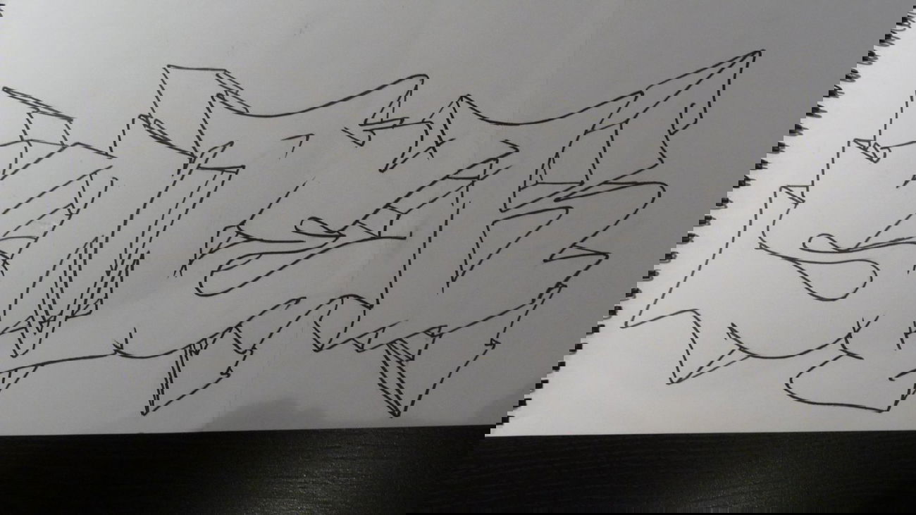 Graffiti Sketch in Schaffhausen - Photo by Smek - Smek (2013)