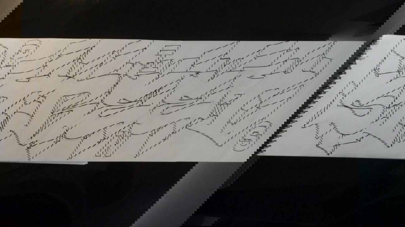 Graffiti Sketch in Schaffhausen - Photo by Smek - Smek, Streetpins, Street (2013)