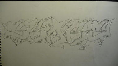 Graffiti Sketch - Photo by Smek - Smek, Switzerland, Schaffhausen (2014)