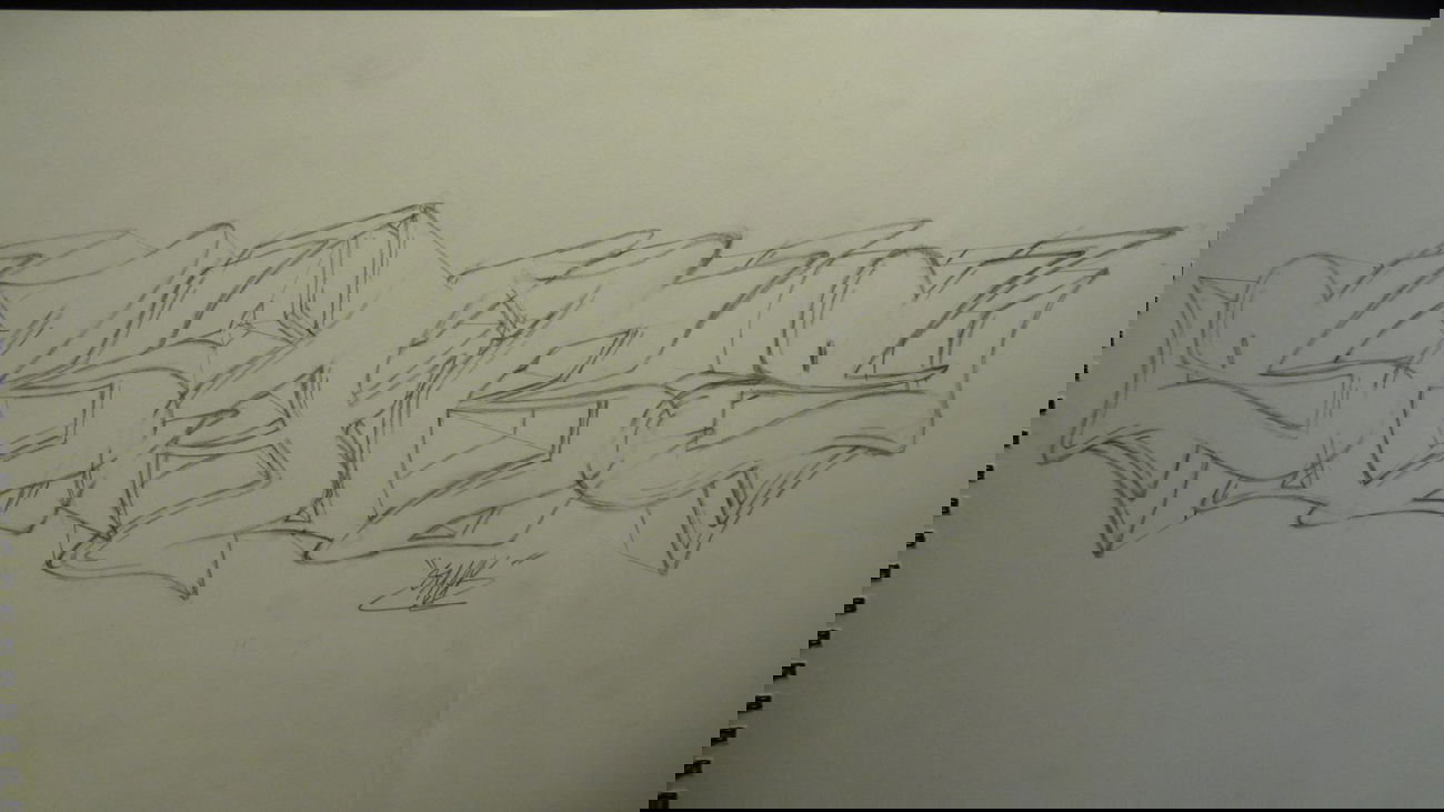 Graffiti Sketch - Photo by Smek - Smek, Switzerland, Schaffhausen (2014)