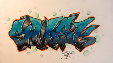 Graffiti Sketch - Photo by Smek - Smek (2014)