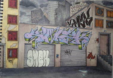 Graffiti Sketch - Photo by Smek - Smek (2014)