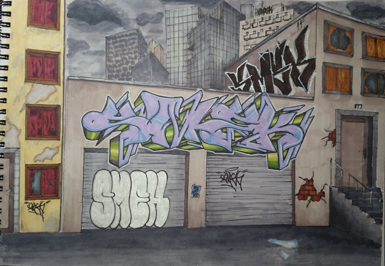 Graffiti Sketch - Photo by Smek - Smek (2014)