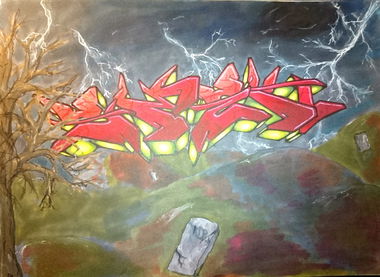Graffiti Sketch - Photo by Smek - Smek (2014)