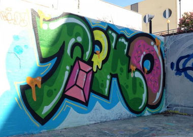 Graffiti Wall in athens - Photo by Smilish