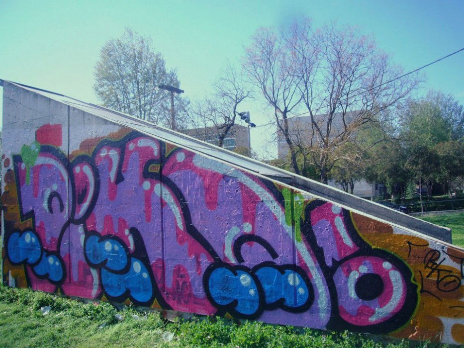Graffiti Wall in Salonika - Photo by Smilish