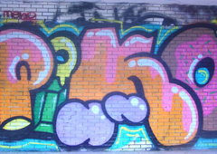 Graffiti Wall in athens - Photo by Smilish