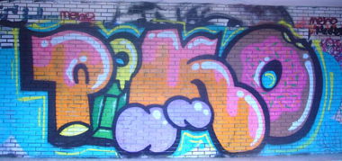 Graffiti Wall in athens - Photo by Smilish