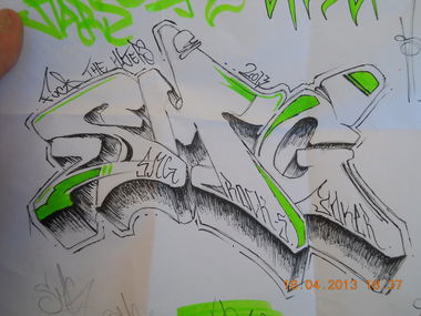 Graffiti Sketch - Photo by SmogOne (2013)