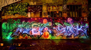 Graffiti Wall in Dresden - Photo by Smok - smok, moek, trk (2016)