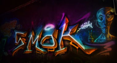 Graffiti Wall in Dresden - Photo by Smok (2016)