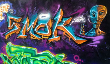 Graffiti Wall - Photo by Smok - graffiti, smok, dresden (2016)