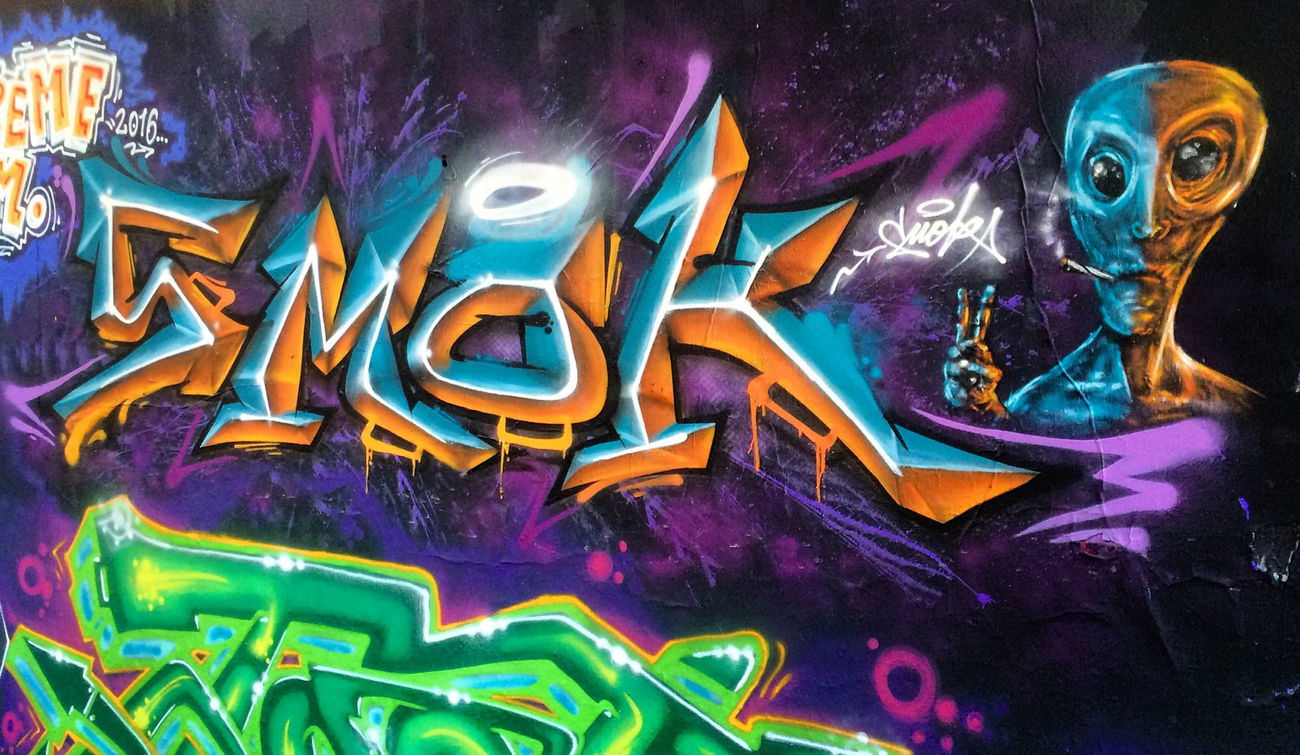 Graffiti Wall - Photo by Smok - graffiti, smok, dresden (2016)