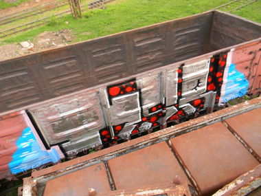 Graffiti Train - Photo by Snerd - msr (2013)