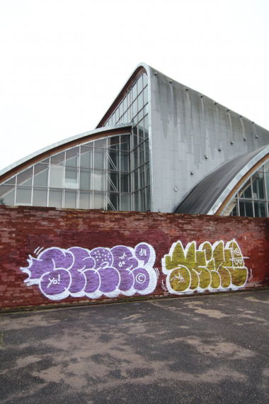 Graffiti Bombing - Photo by Snerd - Snerd, Smite (2014)