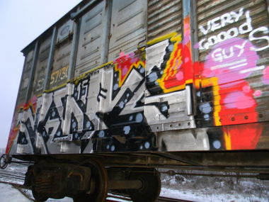 Graffiti Train - Photo by Snerd (2015)