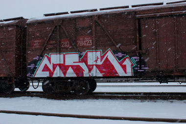 Graffiti Train - Photo by Snerd - msr (2015)