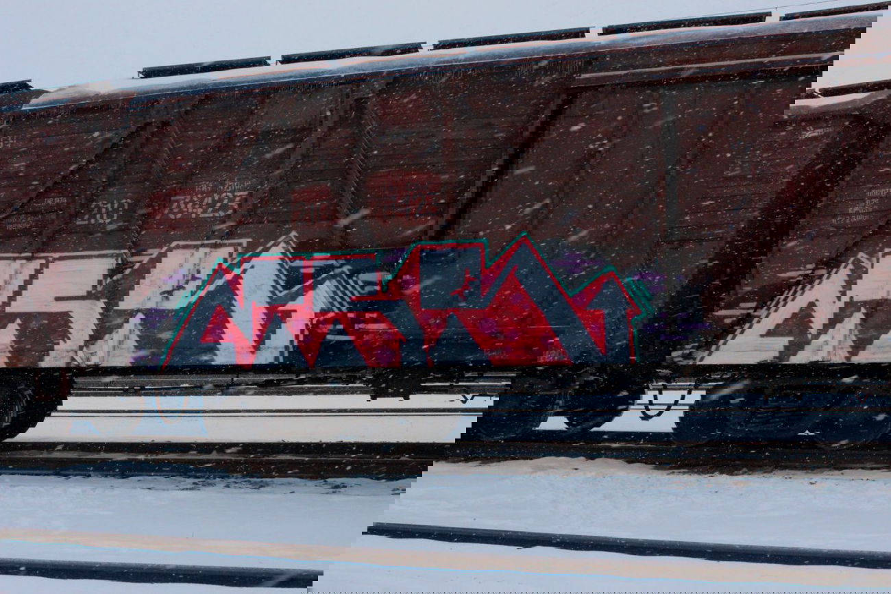 Graffiti Train - Photo by Snerd - msr (2015)