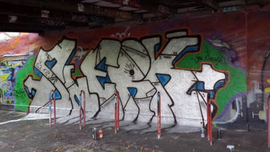 Graffiti Wall in Bielefeld - Photo by Snerked - bielefeld, snerk (2013)