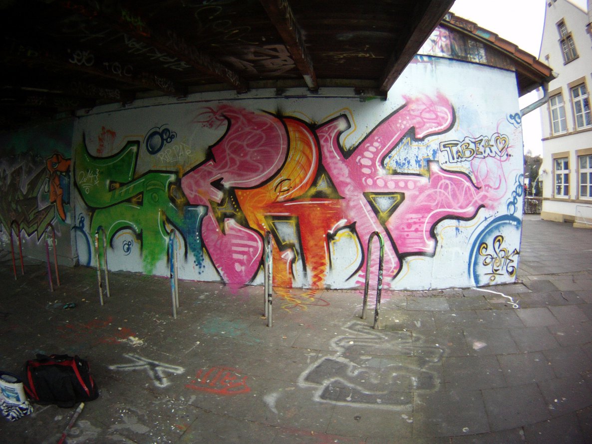 Graffiti Wall in Werther - Photo by Snerked - Snerk (2014)