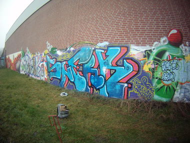Graffiti Wall in Steinhagen - Photo by Snerked - Snerk (2014)
