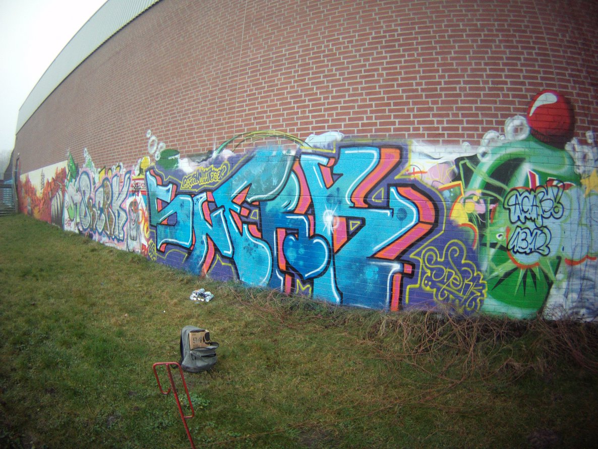 Graffiti Wall in Steinhagen - Photo by Snerked - Snerk (2014)