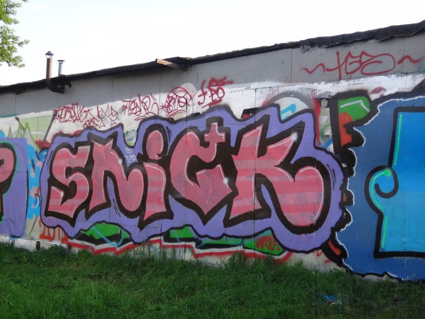 Graffiti Wall in Moscow - Photo by Snick