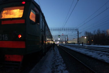 Graffiti Train in Moscow - Photo by Snick