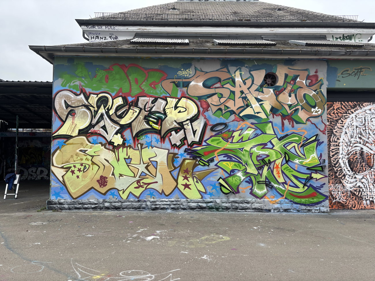 Graffiti Artwork in Luxembourg - Photo by Snokomotive