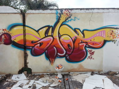 Graffiti Wall - Photo by Snot420 - snot, south, africa (2013)