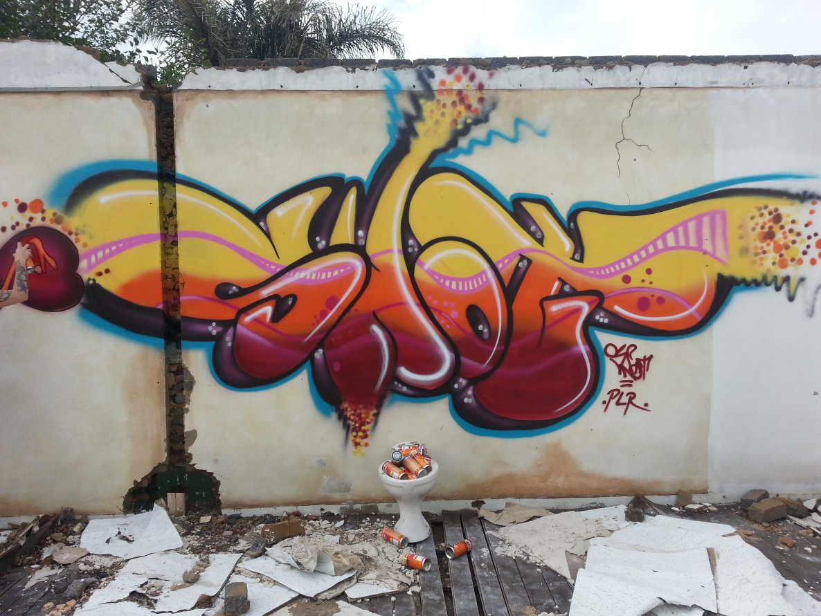 Graffiti Wall - Photo by Snot420 - snot, south, africa (2013)