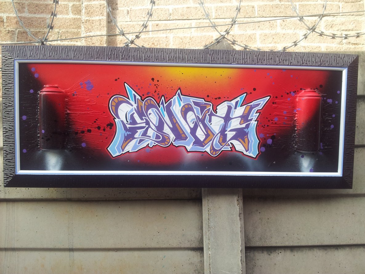 Graffiti Artwork - Photo by Snot420 - snot, graffiti, canvas (2012)