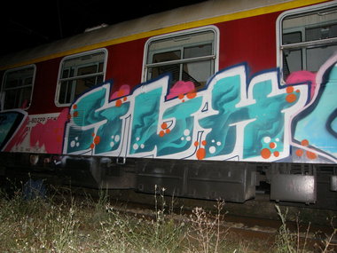 Graffiti Train - Photo by Snukar