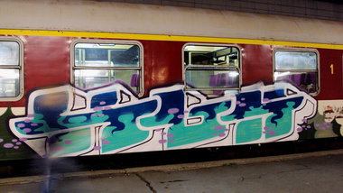 Graffiti Train - Photo by Snukar