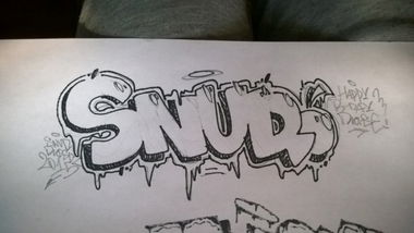 Graffiti Sketch - Photo by Snur (2015)