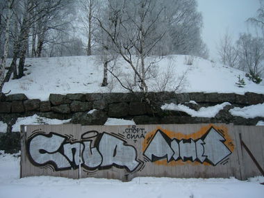 Graffiti Bombing - Photo by Snur (2015)