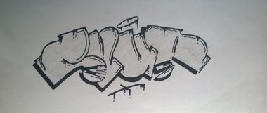 Graffiti Sketch - Photo by Snur (2015)