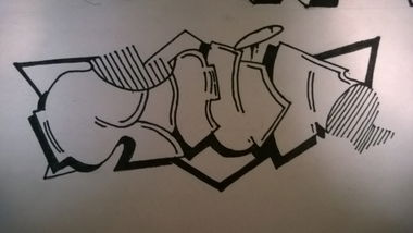 Graffiti Sketch - Photo by Snur (2015)