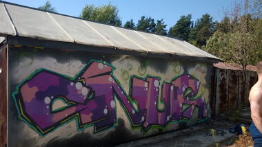 Graffiti Wall - Photo by Snur (2014)