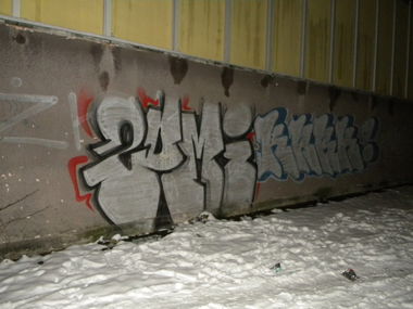 Graffiti Bombing - Photo by SoWi (2014)