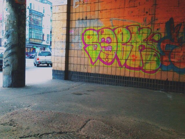 Graffiti Bombing in Kyiv - Photo by Sobk - Sobk, kyiv