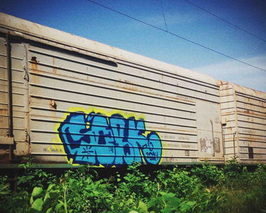 Graffiti Train - Photo by Sobk - Sobk (2014)