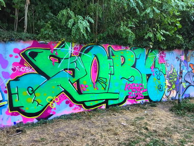 Graffiti Wall - Photo by Sobk - Sobk, Kassel (2018)