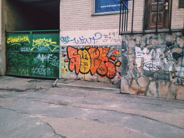 Graffiti Bombing - Photo by Sobk - sobk, kiev