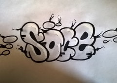 Graffiti Sketch - Photo by SocE