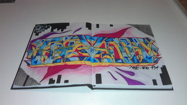 Graffiti Sketch - Photo by SoekOne - Hiyor, battle (2013)